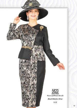CHAMPAGNE SKIRT SUIT