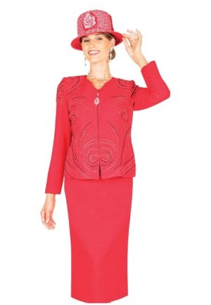 CHAMPAGNE KNIT SKIRT SUIT