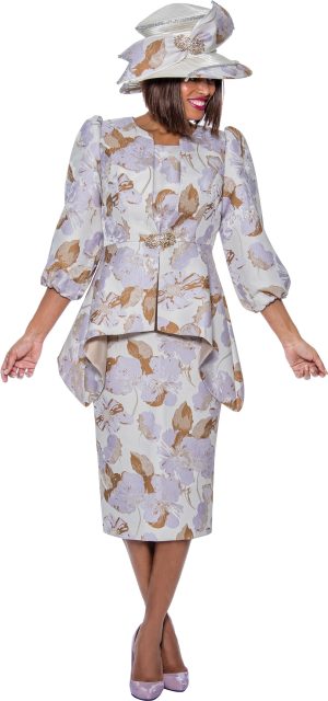 DIVINE QUEEN 3PC SKIRT SUIT
