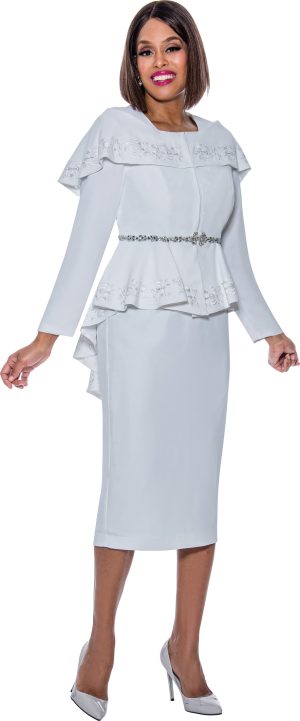 DIVINE QUEEN SKIRT SUIT EYELET