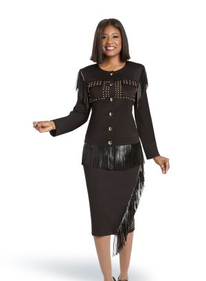 DONNA VINCI SKIRT SUIT