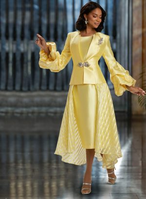 DONNA VINCI 3PC SKIRT SUIT