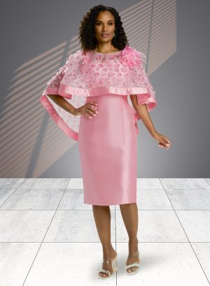 DONNA VINCI DRESS WITH CAPE