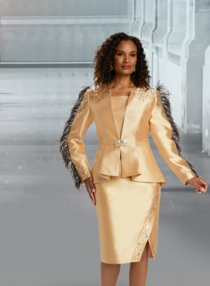 DONNA VINCI SKIRT SUIT