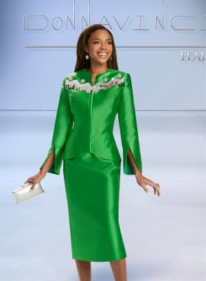 DONNA VINCI SKIRT SUIT