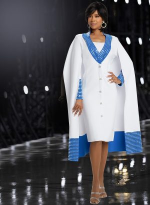 DONNA VINCI KNITS CAPE DRESS