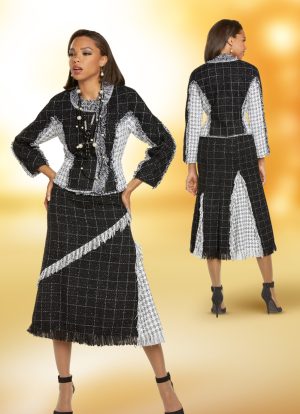 DONNA VINCI SKIRT SUIT
