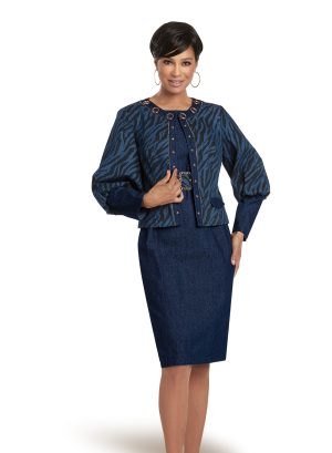 DONNA VINCI DENIM JACKET DRESS