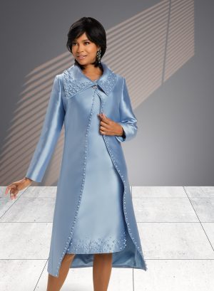 DONNA VINCI JACKET DRESS PEARL