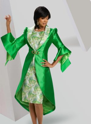 DONNA VINCI JKT DRESS BROCADE