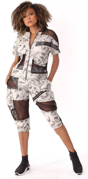 FOR HER TYE DYE MESH PANT