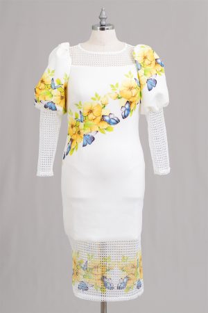 FOR HER SHEER FLORAL  DRESS