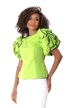 FOR HER PEARL PUFF SLEEVE TOP