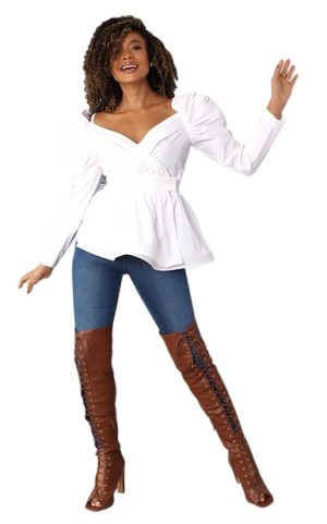 FOR HER PEPLUM TOP
