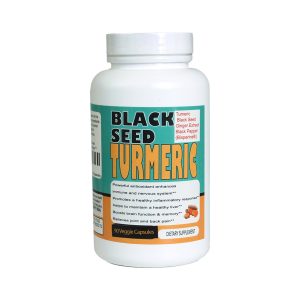 Black Seed Turmeric Veggie Capsules (90 Count)